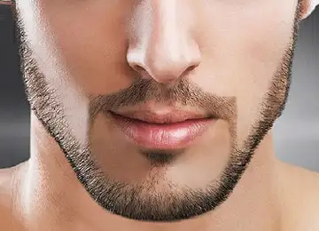 Facial hair removal on sale for men